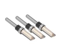 Fafeicy Fresa Diritta a Doppia Scanalatura in Acciaio Al Tungsteno, Punta per Fresatura a Filo Ad Alta Durezza per la Lavorazione del Legno, 1/4 X 1/2 X Pollice, Rifilatura dei Bordi e Scanalatura