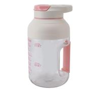 Fafeicy Frullatore Portatile 1500ml, Personal Blender per Smoothies con 10 Lame, Batteria Ricaricabile 3000mAh, Materiale PC per Alimenti, Manico Antigoccia per Casa Viaggi Sport (PINK)