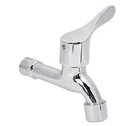 Fafeicy G1/2 Pollici in Lega di Zinco Cromo di Acqua per il Bagno con Nucleo della Valvola in Ottone e Filo Universale