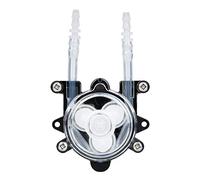 Fafeicy G528 DC12V Mini pompa peristaltica di per esperimenti, analisi biochimiche, chimica fine (Type C: 3x5mm Rubber Tube)