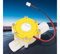 Fafeicy Generatore Idroelettrico Micro F50, Design Leggero, Turbina per Acqua a Basso Rumore, Uscita 220MA per Applicazioni di Flusso d'Acqua Esterno (F50 5V Giallo trasparente)