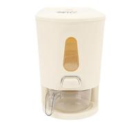 Fafeicy Grande capacità di Pale di Riso Sigillate con Tazza di Misurazione per L'anello di Conservazione dei Contenitori da Cucina, Premere il Distributore di Riso per L'alimentazione domestica. (5KG)