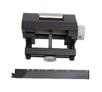 Fafeicy Guida per Affilatura Fissa con Angolo di Guida per Scalpelli da Legno Pialle Utensili da Taglio da con Lega di Alluminio per Appiattimento e Levigatura (BLACK)