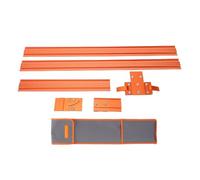 Fafeicy Guida per Fresatrice Modello per di Taglio per Pannello in Lega di Alluminio Ispessito da 6 Mm con Linee in Scala su Entrambi i Lati per Progetti di Lavorazione del