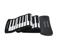 Fafeicy Hand Roll Piano, 61 Key Roll Up Piano with Silicone Keyboard, USB | Pianoforte a mano, pianoforte arrotolabile a 61 tasti con tastiera in silicone, strumento musicale elettronico ricaricabile