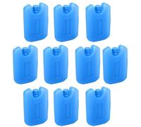 Fafeicy Impacchi di Ghiaccio Riutilizzabili 10 Pezzi -20C Blocchi di | Blocchi Refrigeranti Portatili, Guscio in PE, Riempito di Gel, Campeggio e Viaggi su Strada, Compatibile con Refrigeratore