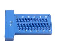 Fafeicy Indicatore a Croce in Lega di Alluminio Tipo T per Marcatura di Fori, Strumento per la Lavorazione del Legno con Superficie Anodizzata, Righello per Marcatura Fai Te per (BLUE)