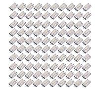 Fafeicy Interruttore a Pulsante Tattile Momentaneo, SMD, 100 Pezzi, 3x6x2,5mm, DC12V 50mA, Micro DIP