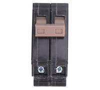 Fafeicy Interruttore Automatico a 2 Poli 30A con Spina su Custodia Stampata 3/4 Pollici con Sgancio Magnetico Termico per Centri di Carico Elettrici