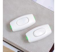 Fafeicy Interruttore da Comodino Interruttore con Cavo in in Plastica 250V 6A Controllo a Pulsante Leggero Portatile Facile da Installare per Lampada da Scrivania Apparecchio in Camera da Letto