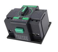 Fafeicy Interruttore di Trasferimento Automatico A Doppia Alimentazione 63 A, Interruttore Automatico A 2 Poli in modalità Manuale con Commutazione del Generatore, per Sistemi di