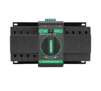 Fafeicy Interruttore di Trasferimento Automatico a Doppia Alimentazione, Interruttore di Commutazione del Generatore con modalità Manuale Automatica 63A 4P Grado CB per Uso Domestico e