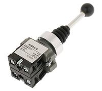 Fafeicy Interruttore Joystick 2NO Momentaneo 2 Direzioni Ritorno a Molla, Interruttore XD2PA12 per Circuiti CA/CC di Controllo Industriale, Multiuso, Joystick Autobloccante, Ben Sigillato, Facile da