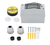 Fafeicy Interruttore Orario WIFI 2P 40A Digitale Programmabile con Telecomando APP Tuya per L'automazione degli Apparecchi di Illuminazione Domestica Intelligente