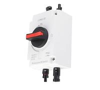 Fafeicy Interruttore Solare Isolatore Elettrico Fotovoltaico, Sezionatore 1200 V CC 32 A 4P, Dimensioni Compatte, Ampia Applicazione, Funzione Potente, Solare Isolato Impermeabile IP66, per,