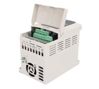 Fafeicy Inverter Vettoriale 0,75 KW, Materiale ABS, Azionamento a Frequenza Variabile, Monofase a Trifase, 220 V a 380 V, Adatto per Macchine e Pompe CNC