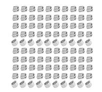 Fafeicy Kit 100 Pezzi in Acciaio Inossidabile 304, M8X1.25 Kit Assortimento di Inserti di Riparazione Filettata per Vite M6 Manicotto per Filo M6X1.0X1.5D