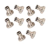 Fafeicy Kit Adattatore per Rubinetto della Lavastoviglie 10 Pezzi Adattatore per Rubinetto con Collegamento a Scatto in Ottone Ingresso 0,98 Pollici per Case Dormitori Hotel