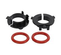 Fafeicy Kit Adattatore Supporto Base Lampadina Faro LED 2 Pezzi Materiale ABS Attacco H7 Resistente Alla Corrosione Facile Installazione Plug and Play per Conversione Fibbia Base LED 12V