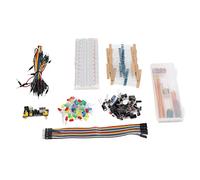 Fafeicy Kit di Componenti Elettronici Assortimento PCB ABS con Oltre 400 Pezzi Modulo di Alimentazione Breadboard Cavo USB per Esperimenti Elettrici Studenti Principianti per R3