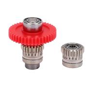 Fafeicy Kit di Ingranaggi di Ricambio per Estrusore, Ingranaggi per Estrusori per Stampante 3D in Acciaio Temprato POM con Cuscinetti