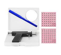 Fafeicy Kit di Strumenti per Piercing Al Corpo in Acciaio Inossidabile Macchina Professionale per Piercing All'orecchio con 98 Borchie per All'ombelico del Naso
