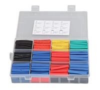 Fafeicy Kit Guaina Termorestringente, Tubi Termorestringenti 850 Pezzi Rapporto 2:1 in Poliolefina, for Isolamento Cavi e Riparazione Elettrica
