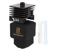Fafeicy Kit Hotetend Dell'ugello in Acciaio Indurito 3D Sostituzione della Testa di Stampa Assemblata per la Combo H2D H2D A1 A1Mini con Tutto il Design Semi -assemblato della Gola (0,6 mm)