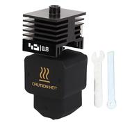 Fafeicy Kit Hotetend Dell'ugello in Acciaio Indurito 3D Sostituzione della Testa di Stampa Assemblata per la Combo H2D H2D A1 A1Mini con Tutto il Design Semi -assemblato della Gola (0,8 mm)