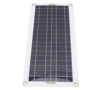 Fafeicy Kit Inverter Solare Monocristallino 5V 3A per Pannello Solare Portatile da 30 W, Caricatore Doppio USB, con Elevata Efficienza di Conversione per Viaggi in Campeggio, Escursionismo (10A)