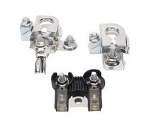 Fafeicy Kit Terminale Fusibile Batteria Sostituzione Veicolo Morsetti Positivi e Negativi 125A 250A Compatibile con Materiale Premium Rame Zinco