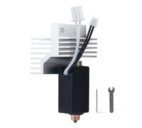 Fafeicy Kit Ugelli Hot End per Stampante 3D, Ugelli Bimetallici in Ottone Temprato con Design a Prova di Perdite e Dissipazione del Calore con Rivestimento Ossidato, per Carbon 0,4 Mm