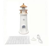 Fafeicy Lampada per Proiezione Lunare, Luce Notturna del Faro con Batteria Ricaricabile da 2400 MAh e 3 modalità di Illuminazione, Ricarica USB di Tipo C, Rilevamento Automatico del