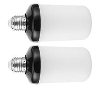 Fafeicy Lampadina a Tremolante da 99 LED, Effetto Dinamico a 360 Gradi, Base E27 con Sensore per Decorazioni, Feste, Feste e Miglioramento dell'atmosfera