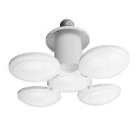 Fafeicy Lampadina Pieghevole Tipo Calcio, Interfaccia a Vite E27 E26, Lampadina LED Regolabile 40W 6500K per Garage Home Office