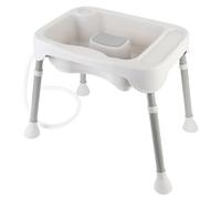 Fafeicy Lavana del Lavaggio per Capelli Stazione di Shampoo Facile da Pulire, Supporto per il Collo Rimovibile per Un'esperienza di Lavaggio dei Capelli Rilassante (Grigio fumo)