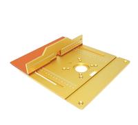 Fafeicy Lega in Alluminio del Tavolo del Router -Piatto Inserto per il Punto di Lavorazione del Legno (insieme di 4)