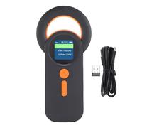 Fafeicy Lettore di Chip per Animali, EMID FDX B Lettore di Chip per Animali con Schermo TFT da 1,44 Pollici 240 Memorizzazione Dati, per Lettura di Tag Digitali in Vetro 134,2 KHz 125