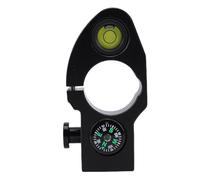 Fafeicy Livella a Bolla con Righello a Torre Integrata con Bussola per Asta da 32 Mm di Diametro, Strumento di Livellamento di Precisione in Lega di Alluminio per Misurazioni