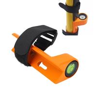 Fafeicy Livello a Canna Regolabile Portatile Torre Orizzontale Torre Righello Angolo Destro Universale RL04 o Rosso Arancione per Lavori di Costruzione