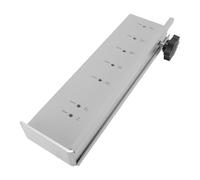 Fafeicy Localizzatore di Fori per Maniglia Dell'armadio, Posizionatore di Foratura per Maniglia Dell'armadio Multiforo in Lega di Alluminio Design a 6 Fori 5-28 Cm Regolabile per