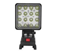 Fafeicy Luce di Lavoro a LED Senza Cordone, Lampada Esterna a 18 V Super Luminose con 16 Perline a LED Ampia Illuminazione per L'uso di Emergenza Dell'officina