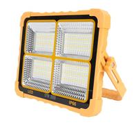 Fafeicy Luce di Lavoro Solare Portatile a LED 200W 7000MAH 15000LM IP65 IPTROURO con 4 modalità per la Costruzione del Campeggio Ed Emergenza