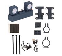 Fafeicy Luce per Macchina a Spruzzo, modalità Luce Bianca e Calda per una Verniciatura Rapida Ed Efficiente, luminosità Regolabile con Facile Installazione su Pistola per Verniciatura