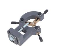 Fafeicy Lunetta Fissa per Mini Tornio, Poggia Centrale in Metallo per Torni 8x16 210x400 210x750, di Supporto a 3 Punti per Tornitura Stabile e Precisa, Design Portatile per la Lavorazione dei