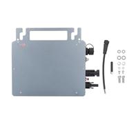 Fafeicy Micro Inverter per Collegamento a Rete 500 W, Monitoraggio Remoto, Inverter Solare in Lega di Alluminio, Inverter Solare con Controllo APP per Elettrodomestici