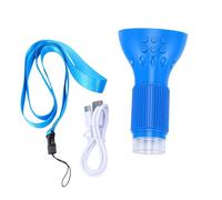 Fafeicy Microscopio Digitale per Bambini, Schermo da 2 Pollici, Zoom | Palmare Portatile, Struttura in Silicone ABS, 8 Luci a LED, Memorizzazione di 400 Immagini, Visualizzazione Computer USB,
