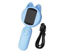 Fafeicy Microscopio Digitale Portatile per Bambini, Microscopio Tascabile con Schermo IPS da 2 Pollici con 8 Luci LED e 14 Lingue