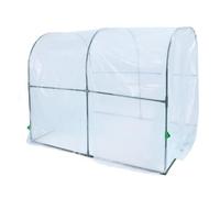 Fafeicy Mini Mini -grigio Portatile Esterno -Casa a Prova di Pioggia per Orto, Costruzione Robusta, PE, Acciaio, Adatto per L'uso All'interno e All'aperto (80*200 cm)
