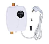 Fafeicy Mini Scaldabagno Touch Screen Elettrico Portatile IPX4 Istant Istantaneo Calda per il Bagno della Cucina (Plug 220v)